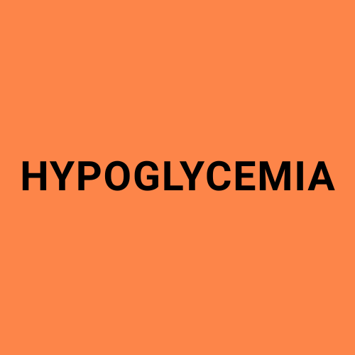 Image showing the word "Hypoglycemia".