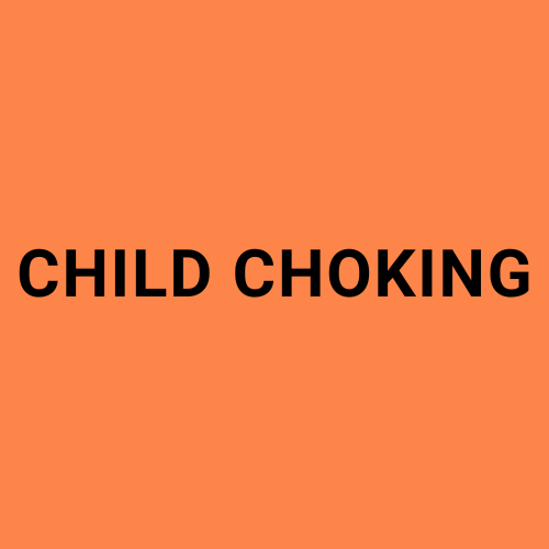 Image showing the words "Child Choking".